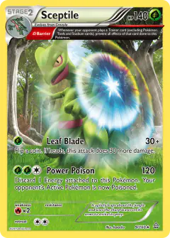 Sceptile Rare Holo card from Primal Clash