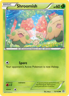 Shroomish Common card from Primal Clash