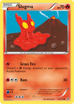 Slugma Common card from Primal Clash