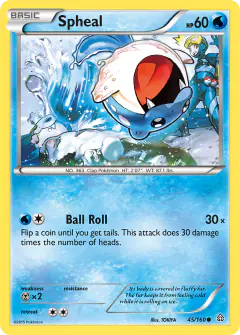 Spheal Common card from Primal Clash