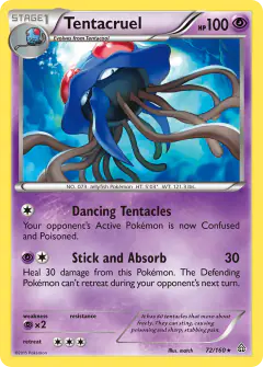 Tentacruel Rare card from Primal Clash