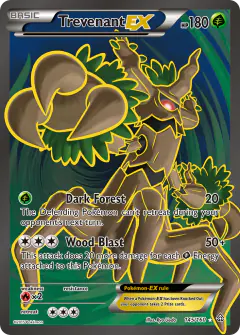 Trevenant-EX Rare Ultra card from Primal Clash