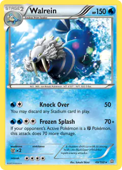 Walrein Rare card from Primal Clash