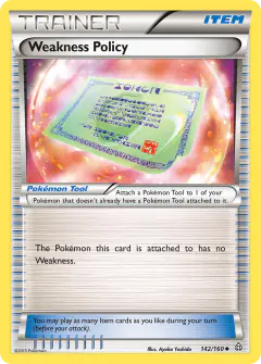 Weakness Policy Uncommon card from Primal Clash