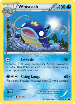 Whiscash Uncommon card from Primal Clash