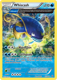 Whiscash Rare card from Primal Clash