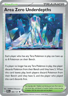 Area Zero Underdepths Uncommon card from Prismatic Evolutions