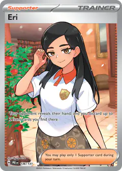 Eri Ultra Rare card from Prismatic Evolutions