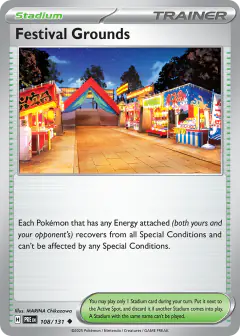 Festival Grounds Uncommon card from Prismatic Evolutions