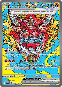 Hearthflame Mask Ogerpon ex Special Illustration Rare card from Prismatic Evolutions