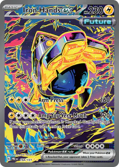 Iron Hands ex Special Illustration Rare card from Prismatic Evolutions