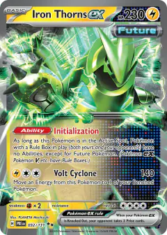 Iron Thorns ex Double Rare card from Prismatic Evolutions