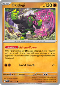 Okidogi Rare card from Prismatic Evolutions