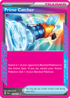 Prime Catcher ACE SPEC Rare card from Prismatic Evolutions