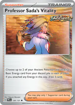 Professor Sada's Vitality Uncommon card from Prismatic Evolutions