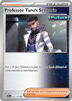 Professor Turo's Scenario Uncommon card from Prismatic Evolutions