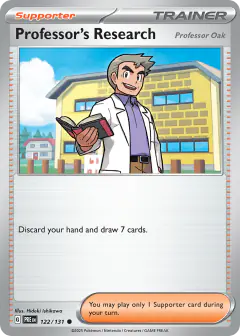 Professor's Research Common card from Prismatic Evolutions