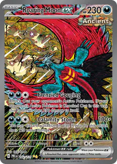 Roaring Moon ex Special Illustration Rare card from Prismatic Evolutions
