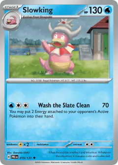 Slowking Uncommon card from Prismatic Evolutions