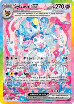 Sylveon ex Special Illustration Rare card from Prismatic Evolutions