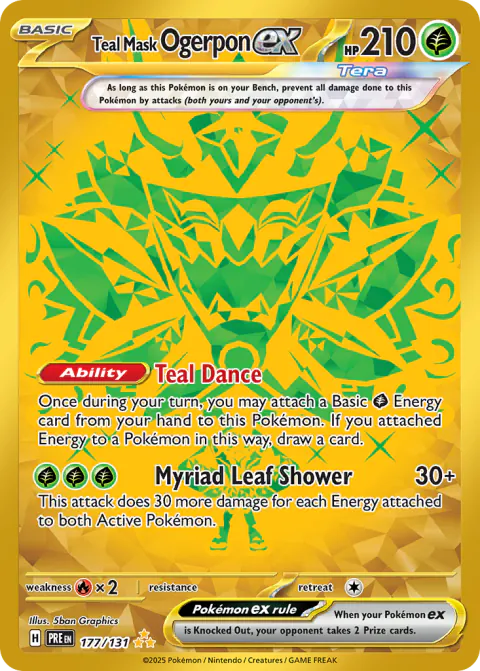 Teal Mask Ogerpon ex Hyper Rare
