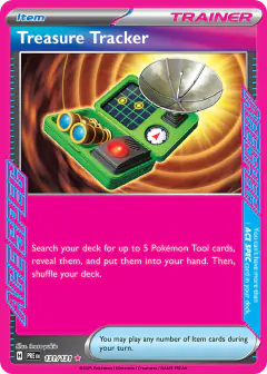 Treasure Tracker ACE SPEC Rare card from Prismatic Evolutions