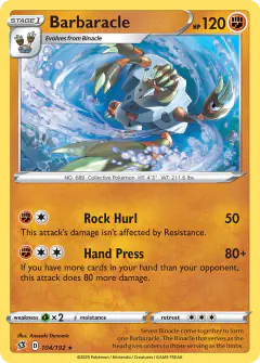 Barbaracle Rare card from Rebel Clash