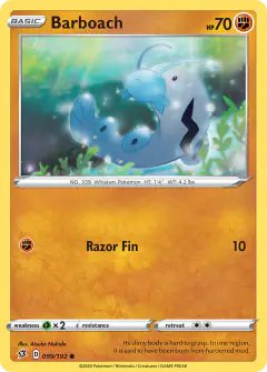 Barboach Common card from Rebel Clash