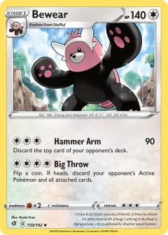 Bewear Uncommon card from Rebel Clash
