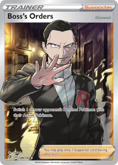 Boss's Orders Rare Ultra card from Rebel Clash