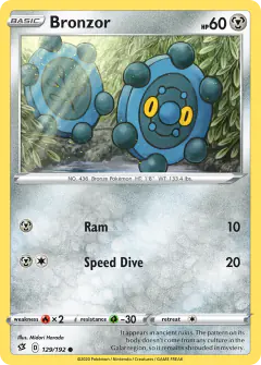 Bronzor Common card from Rebel Clash