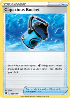 Capacious Bucket Uncommon card from Rebel Clash