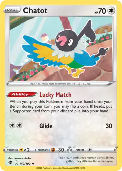 Chatot Uncommon card from Rebel Clash