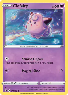 Clefairy Common card from Rebel Clash
