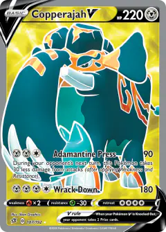 Copperajah V Rare Ultra card from Rebel Clash