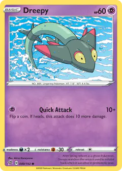 Dreepy Common card from Rebel Clash