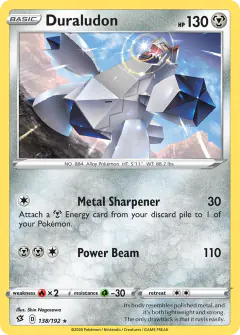 Duraludon Rare Holo card from Rebel Clash
