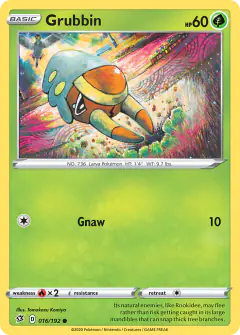 Grubbin Common card from Rebel Clash