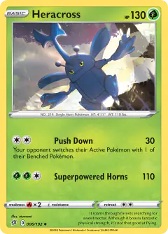 Heracross Uncommon card from Rebel Clash