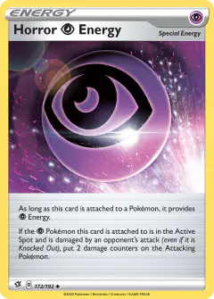 Horror Psychic Energy Uncommon card from Rebel Clash