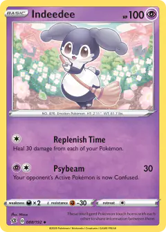 Indeedee Uncommon card from Rebel Clash