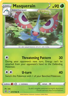 Masquerain Uncommon card from Rebel Clash