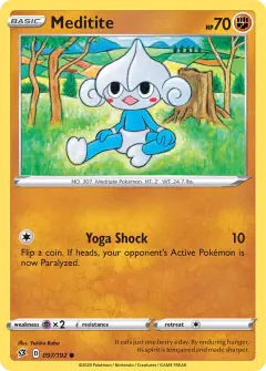 Meditite Common card from Rebel Clash