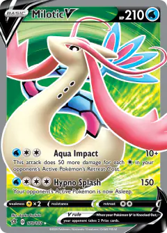 Milotic V Rare Ultra card from Rebel Clash