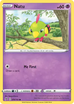 Natu Common card from Rebel Clash