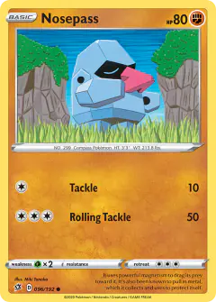 Nosepass Common card from Rebel Clash