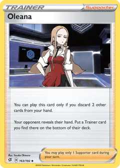 Oleana Uncommon card from Rebel Clash