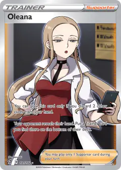 Oleana Rare Ultra card from Rebel Clash