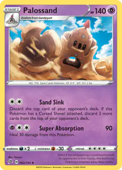 Palossand Uncommon card from Rebel Clash
