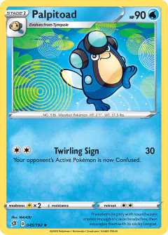 Palpitoad Uncommon card from Rebel Clash